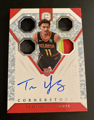 Trae Young RC Auto Cornerstones トレイ・ヤング