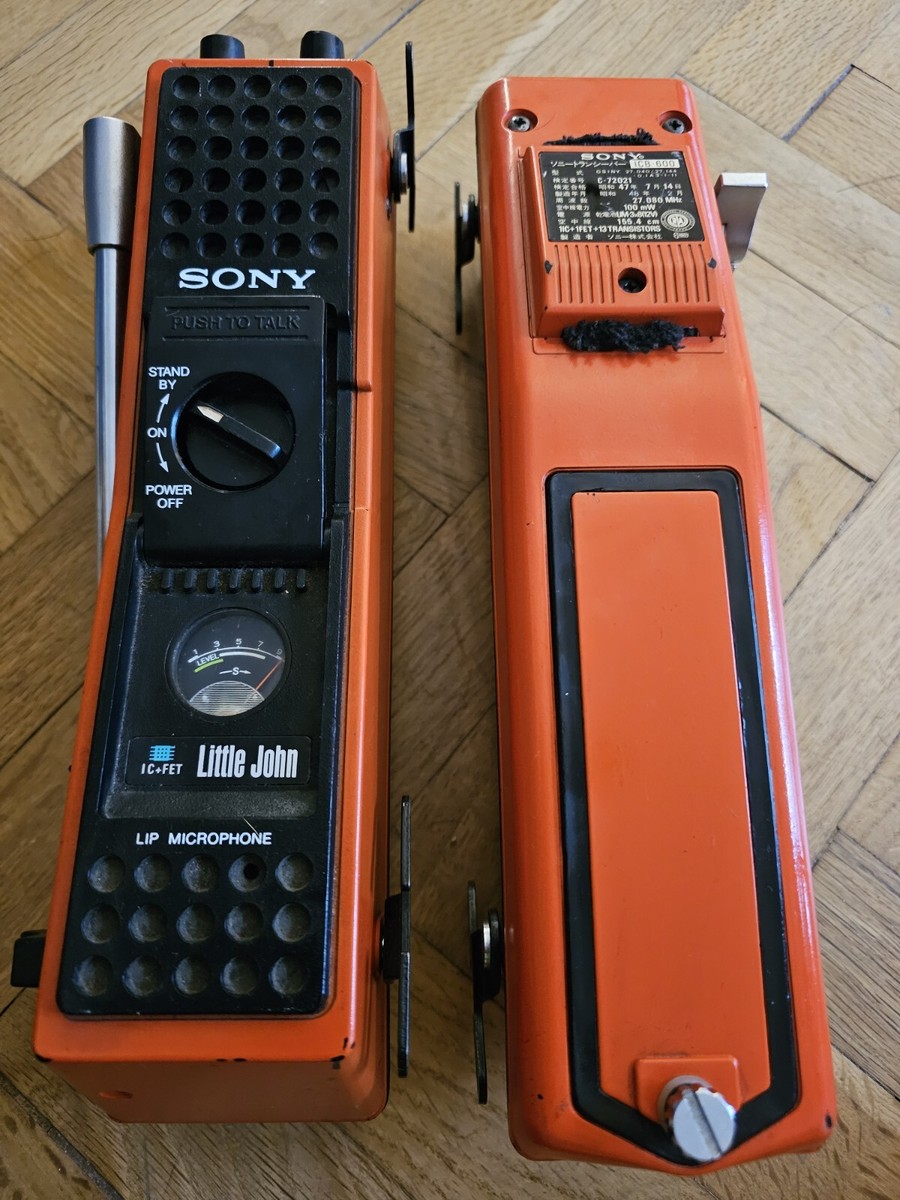 Sony Little John ICB 600 Radios Walkie Talkies. | eBay