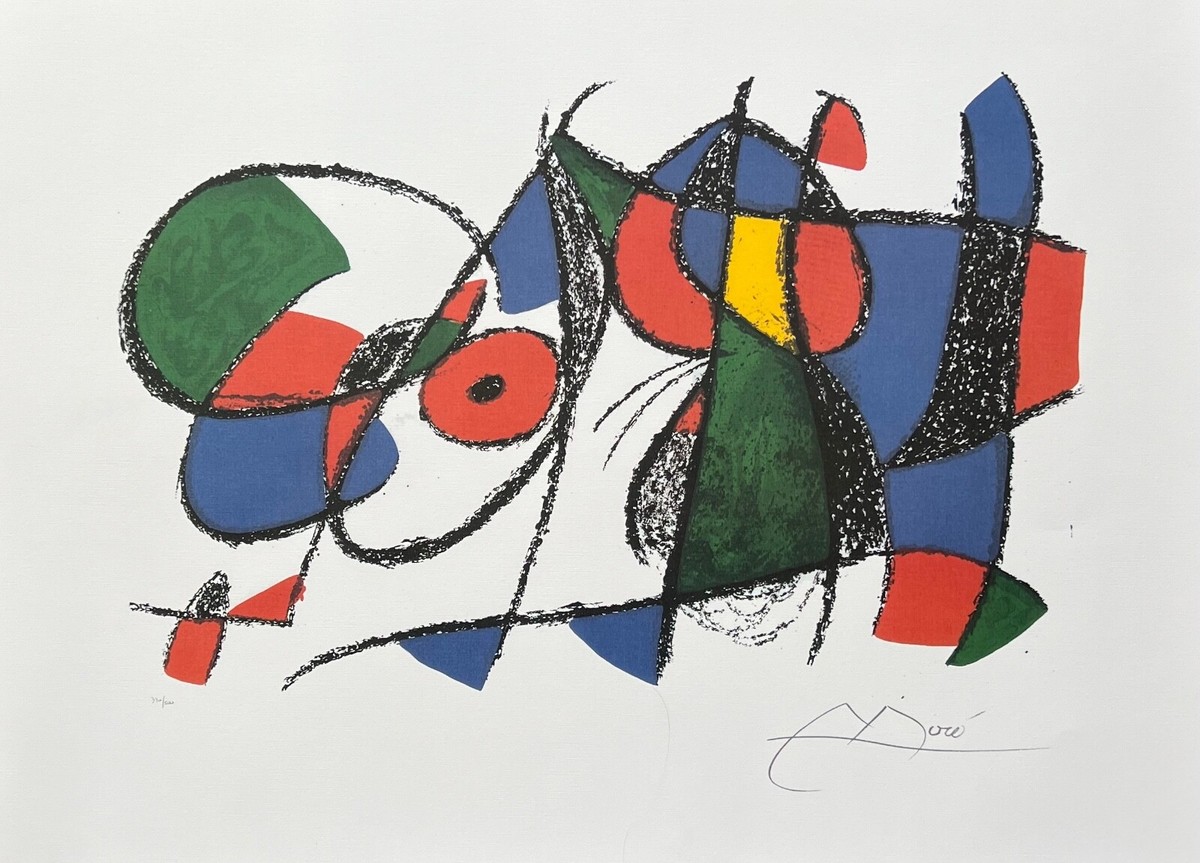 Joan Miro VOLUME II LITHO VIII Signed Limited Edition Lithograph