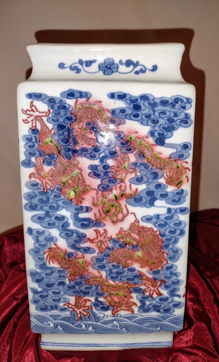 红色1850-1899 中国古董花瓶| eBay