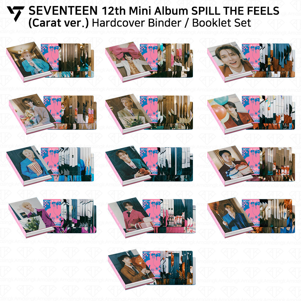 spill the feels carat盤 フル コンプ バインダー トレカ SEVENTEEN
