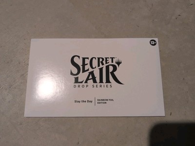 MTG Slay the Day Foil Edition Secret Lair Slay the Day RAINBOW