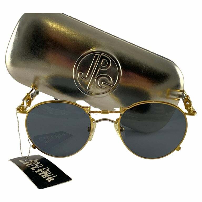 VTG JEAN PAUL GAULTIER 56 0174 GOLD & SILVER COLLECTOR ITEM 1990'S