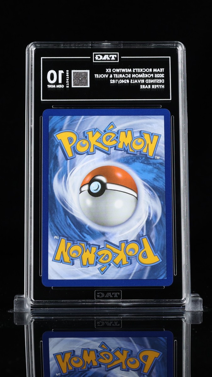Pokemon PSA 10 Team Rocket's Mewtwo ex 240/182 Sv10: Destined