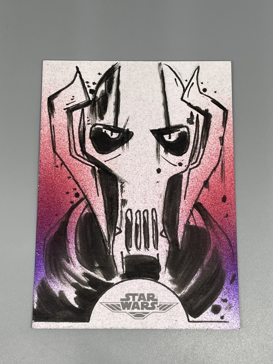 2021 Star Wars Battle Plans 1/1 Sketch Card General Grievous By