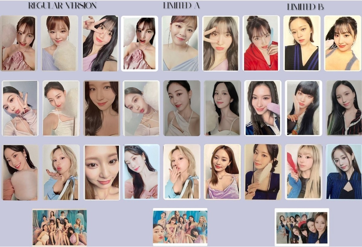 TWICE Hare Hare JAPAN REGULAR ver. LIMITED A B ver. OFFICIAL PHOTO