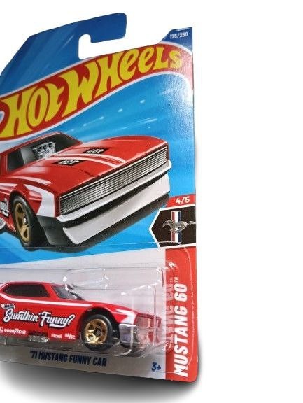 HOT WHEELS 2025 SUPER MINT Mustang 60th Red 71 Mustang Funny Car