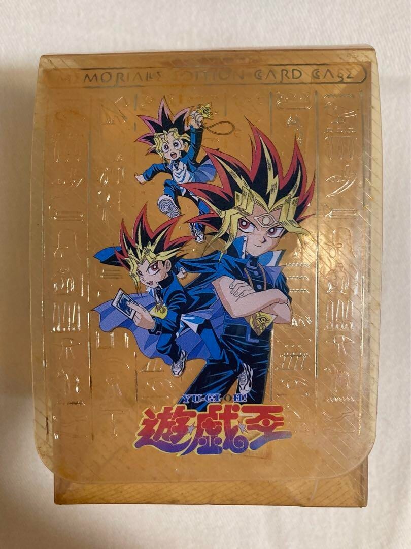 Yu-Gi-Oh! 1998 Bandai Memorial edition Gold Deck Box | eBay