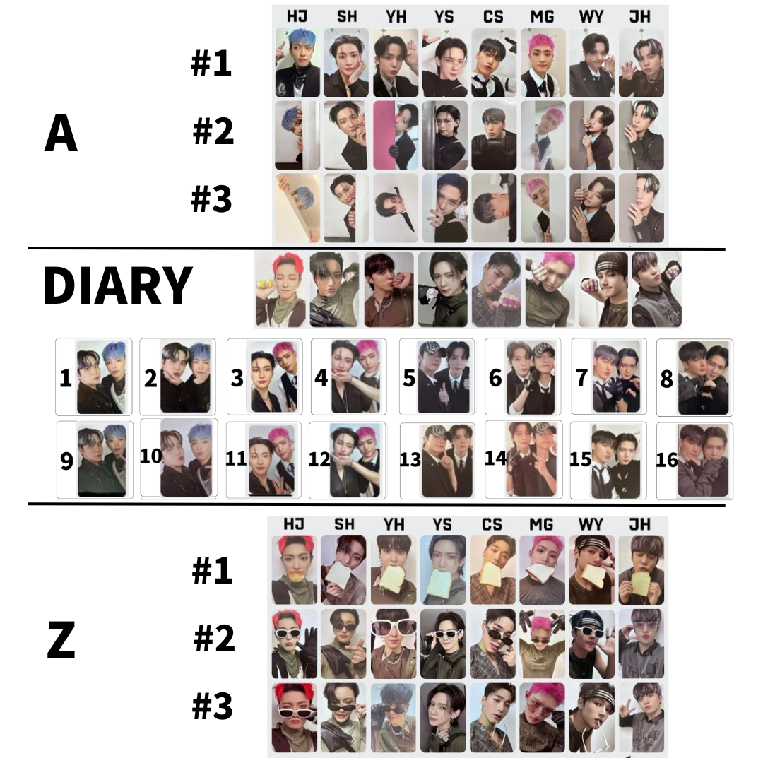 ATEEZ THE WORLD EP.2:OUTLAW A / DIARY / DIARY UNIT / Z ver