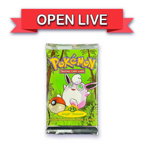 Open Live Pokemon TCG Unlimited Jungle Booster Pack English | eBay