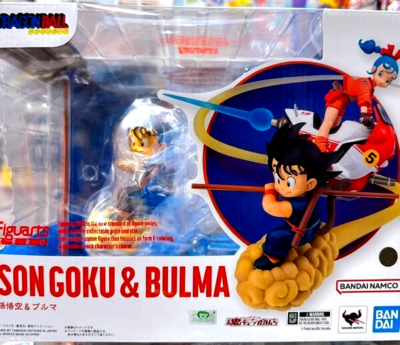 Bandai Dragon Ball Figuarts ZERO Son Goku & Bulma Figure New In