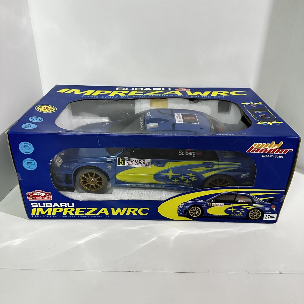 Subaru Impreza WRC 1:10 Scale R/C Car Wild Lander #30801 SEALED