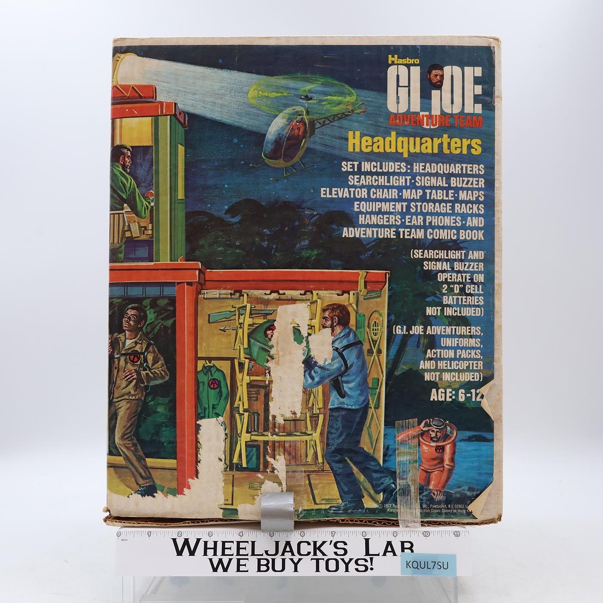 GI Joe Adventure Team Headquarters W/Box 1972 Hasbro 12