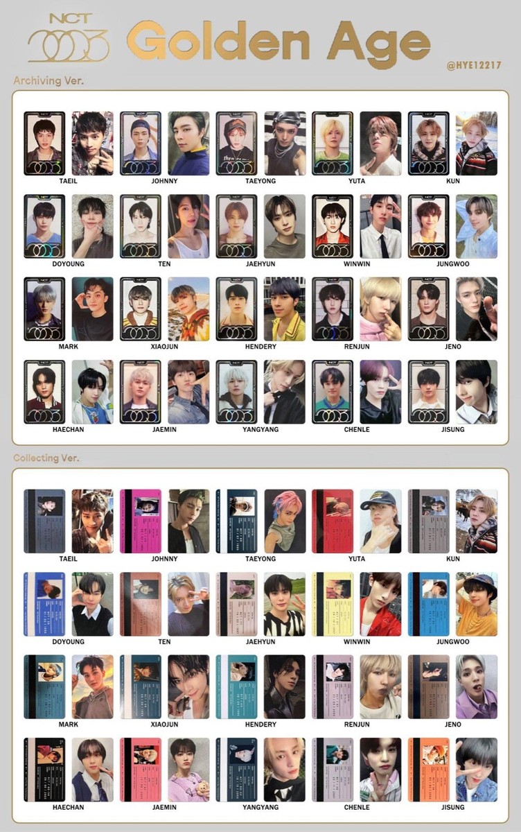 NCT 2023 GOLDEN AGE PHOTOBOOK VER OFFICIAL PHOTOCARD | eBay