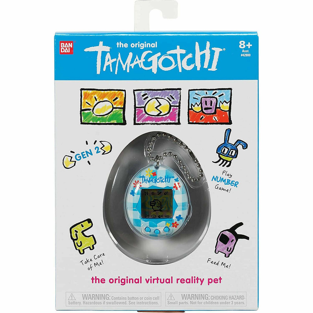 New 2021 Bandai The Original Tamagotchi Gen 2 Virtual Reality Pet