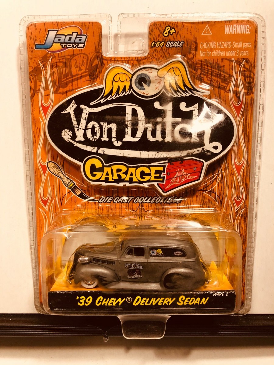 1/64 JADA VON DUTCH GARAGE 1939 CHEVROLET SEDAN DELIVERY SILVER