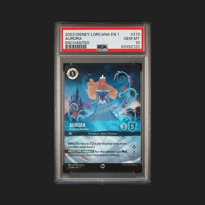 2023 Disney Lorcana First Chapter ENCHANTED Aurora #213 PSA 10 | eBay
