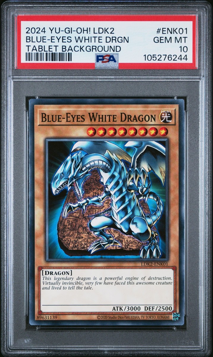 2024 YU-GI-OH! LEGEND DECKS II TABLET BACKGROUND BLUE-EYES WHITE