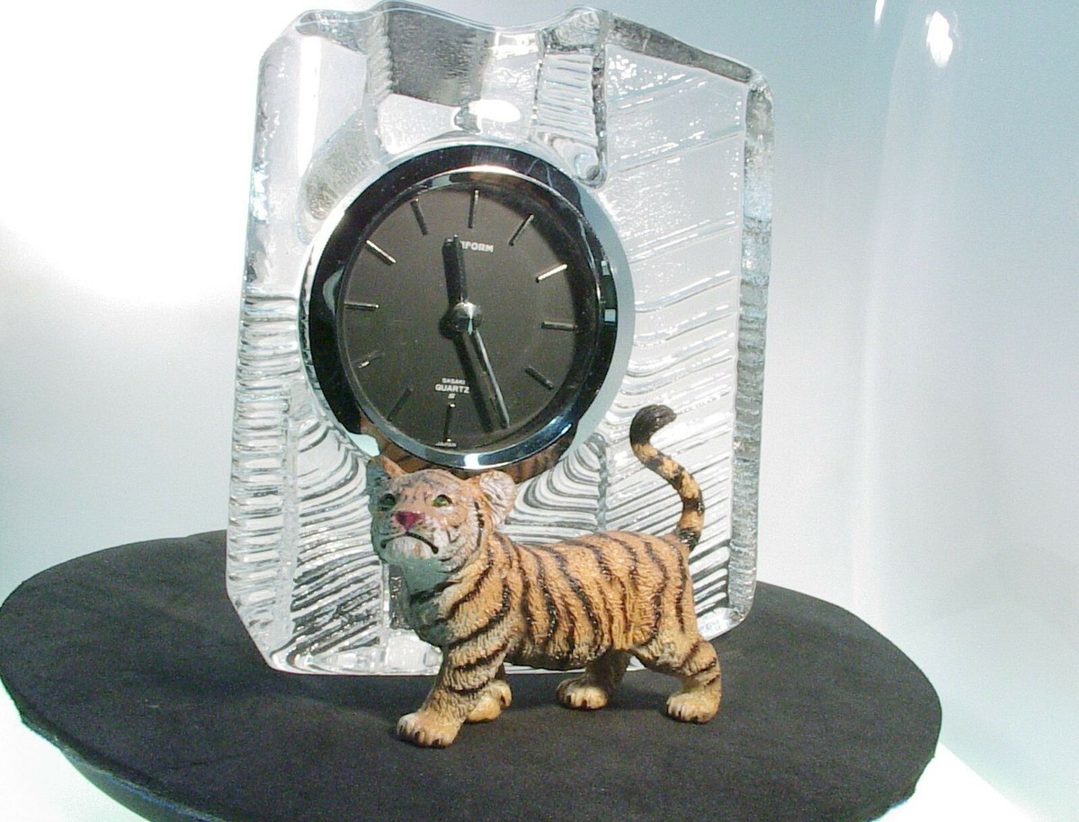 Crystal Sunform Quartz Clock by Sasaki of Japan. | eBay