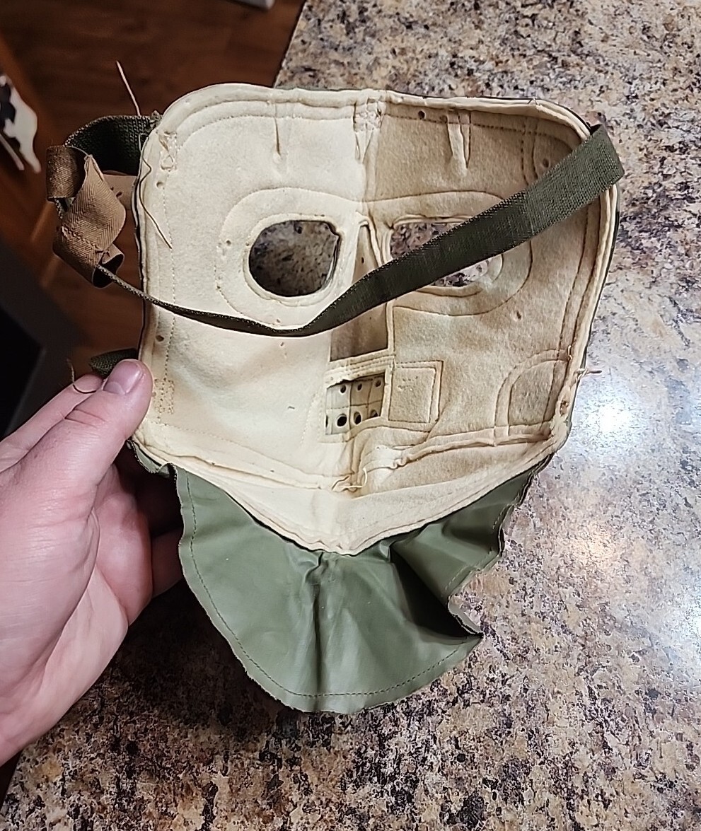 VTG USED US Military WW2 Extreme Cold Weather Insulated Face Mask