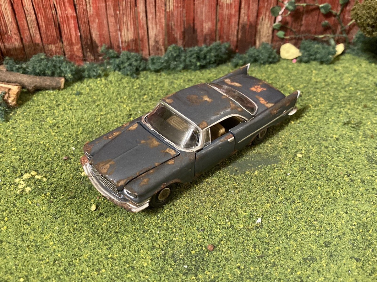 1957 Chrysler 300C Rusty Weathered Custom 1/64 Diecast Barn Find