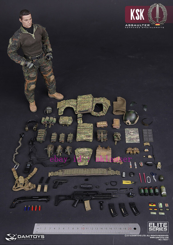 Damtoys 1/6 Dam78037 Germany Ksk Kommando SpezialkräFte Assaulter