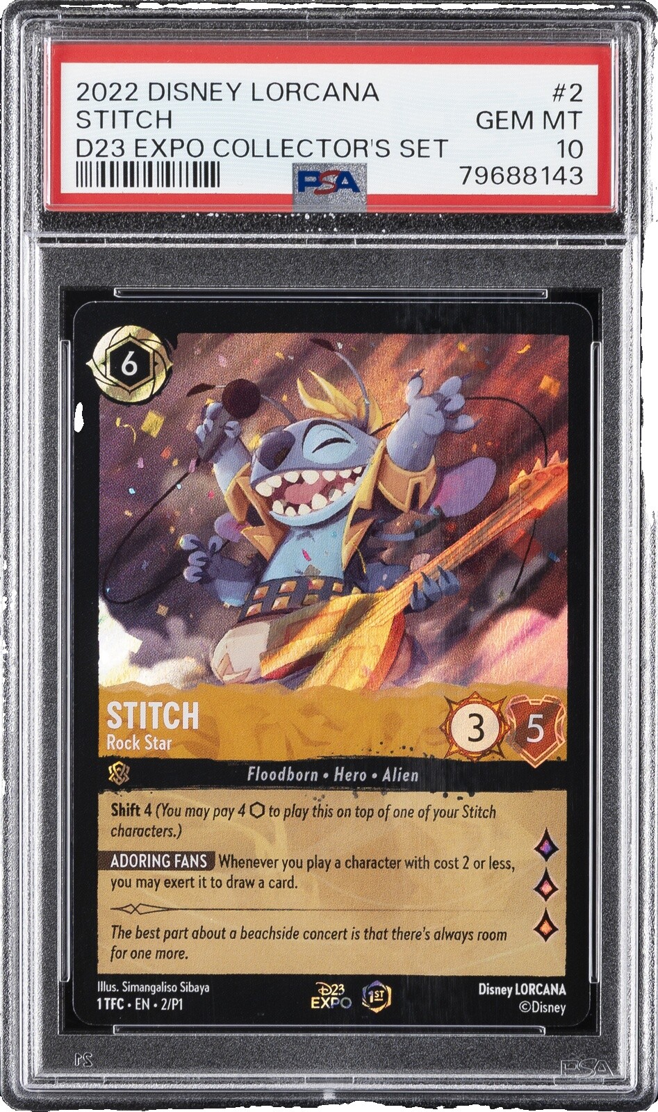 Stitch Rock Star Lorcana | eBay