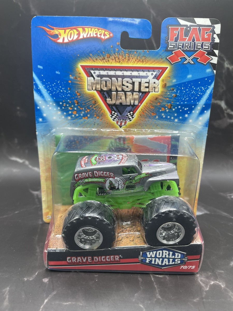 Hot Wheels Monster Jam Flag Series Grave Digger 25th Anniversary