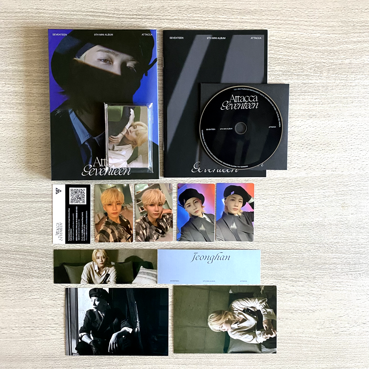 SEVENTEEN 9th mini album attacca carat ver. Jeonghan set +