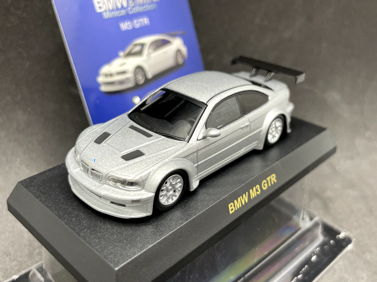 Kyosho 1/64 BMW&MINI collection M3 GTR Silver diecast model car