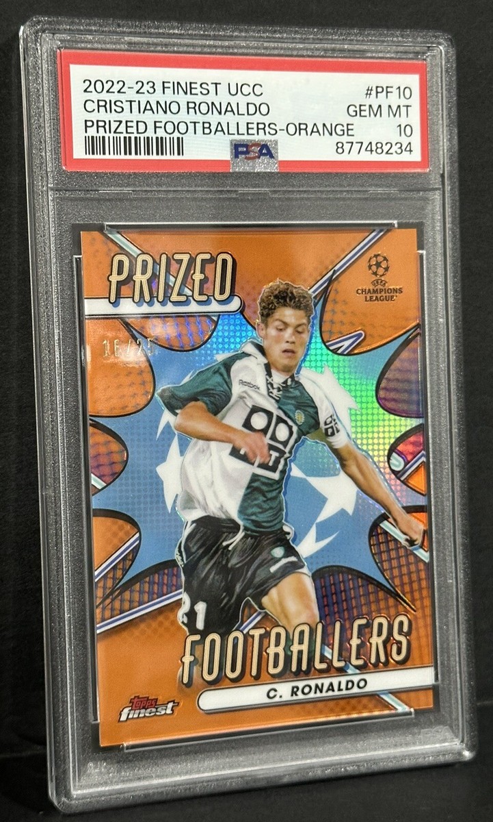 2022-23 Topps Finest UCL Prized Footballers Cristiano Ronaldo