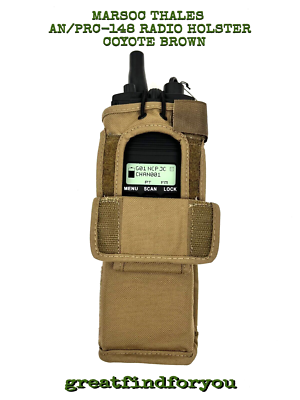 NOS MARSOC THALES AN/PRC-148 RADIO HOLSTER / POUCH - COYOTE BROWN