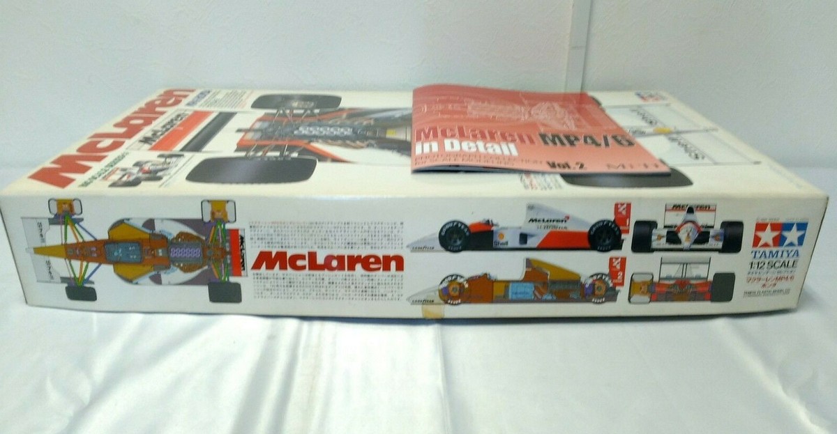 w/Detail Book TAMIYA 1/12 McLaren Honda MP4/6 Model Kit Ayrton