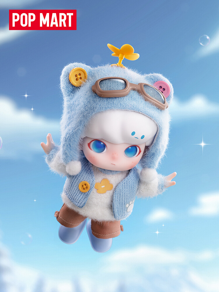 Genuine DIMOO Bear Pilot Series(Limited edition)Figure toy gift