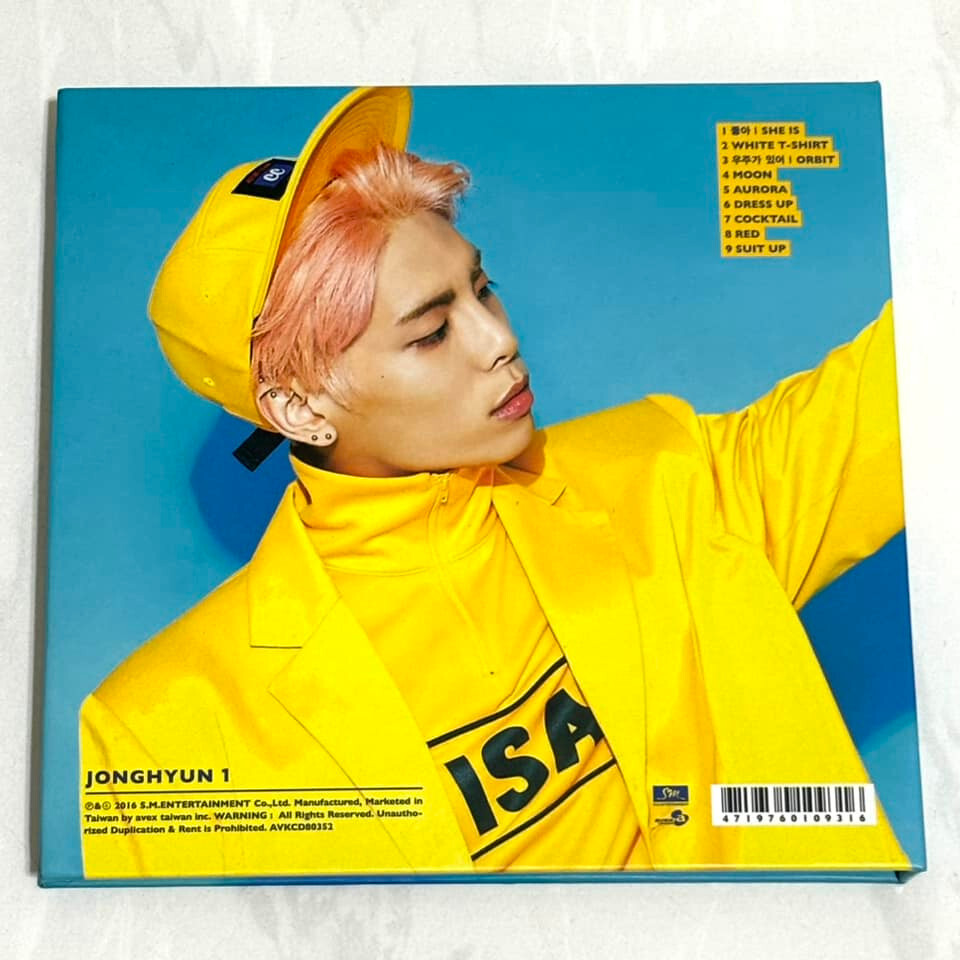 Jonghyun (Shinee) 2016 Album Vol.1 Like She Is Taiwan Special CD