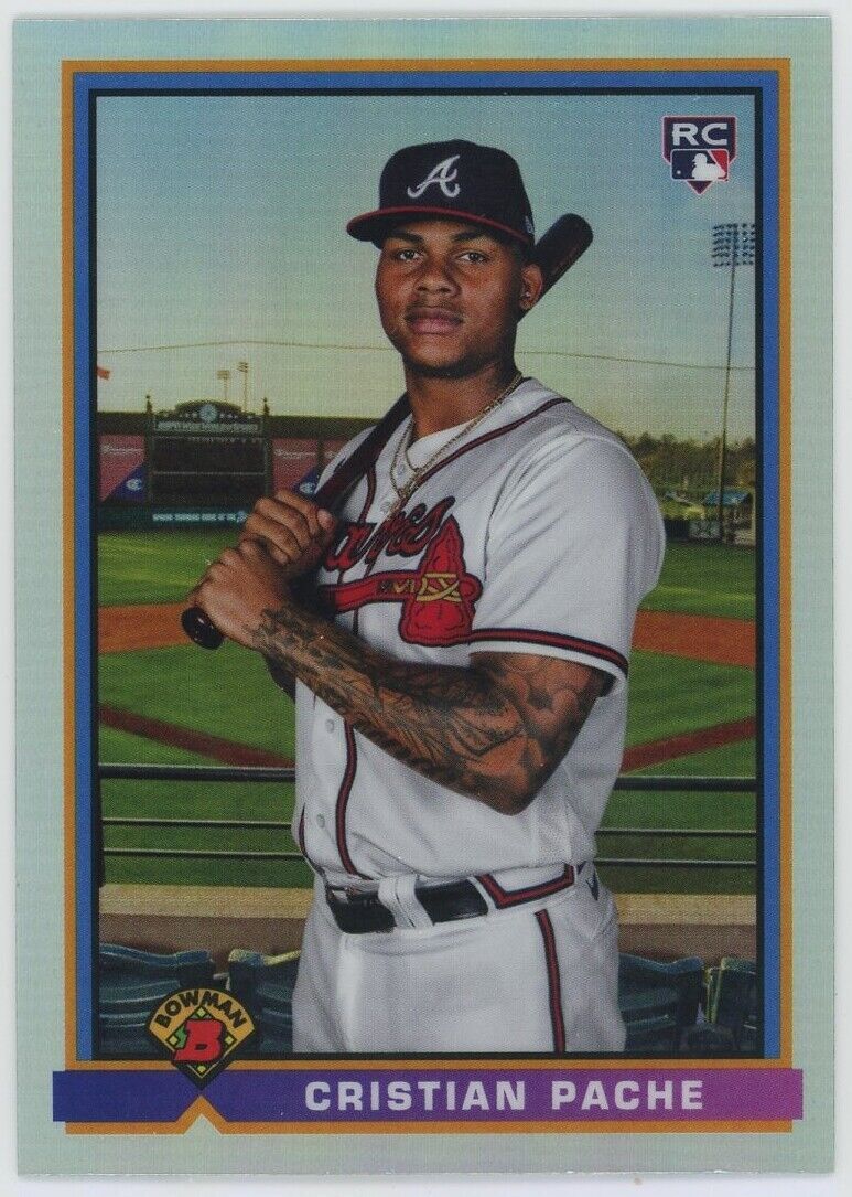 2021 Bowman Chrome Cristian Pache Rookie 1991 Insert Braves