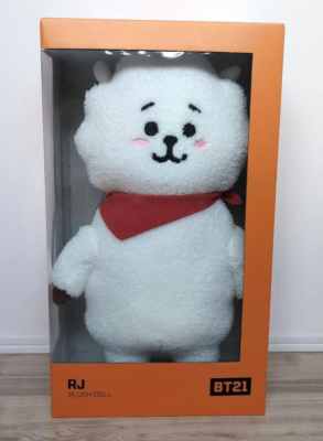 BT21 RJ Jumbo Standing Plush Doll Big Size Line Friends BTS
