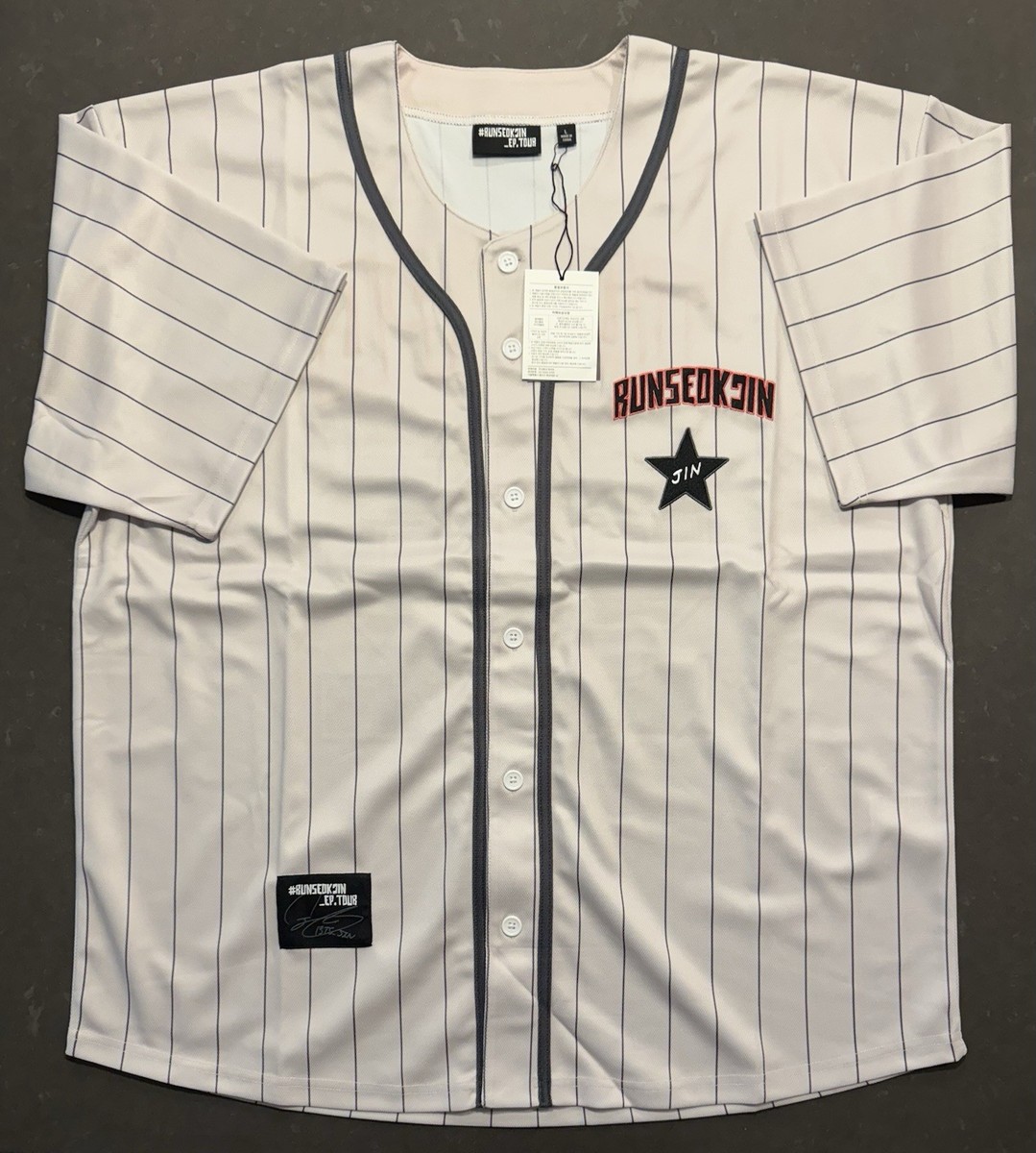 BTS ジン JERSEY アナハイム アメリカ US限定 ジャージー トレカ BTS
