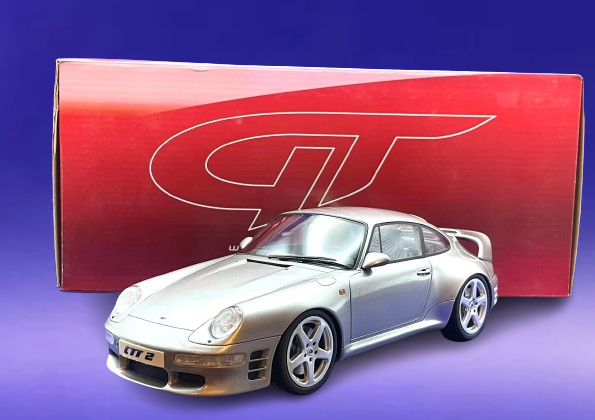 SUPER RARE* GT Spirit 1/18 Porsche 911 (993) RUF CTR2 Silver