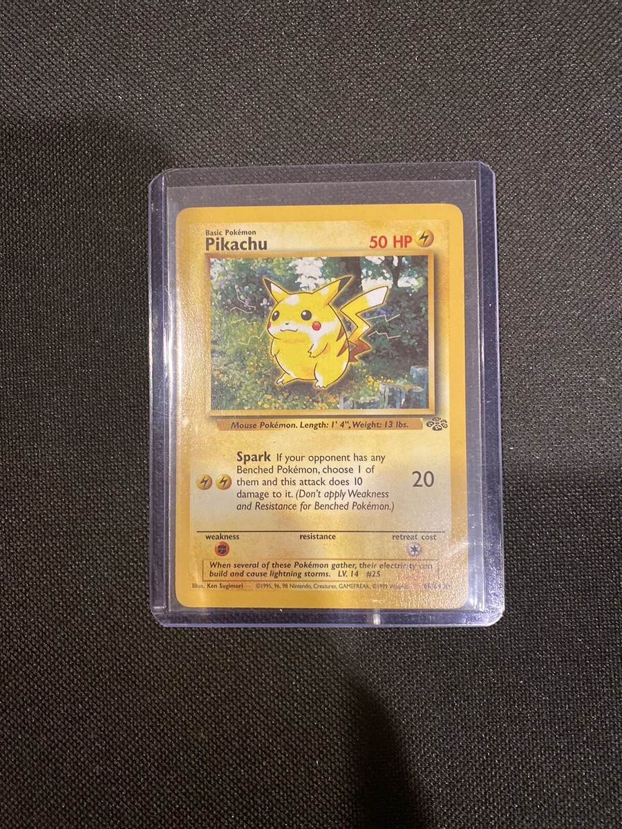 1999 Pokemon Jungle Fossil Pikachu Unlimited Red Cheeks #60 | eBay