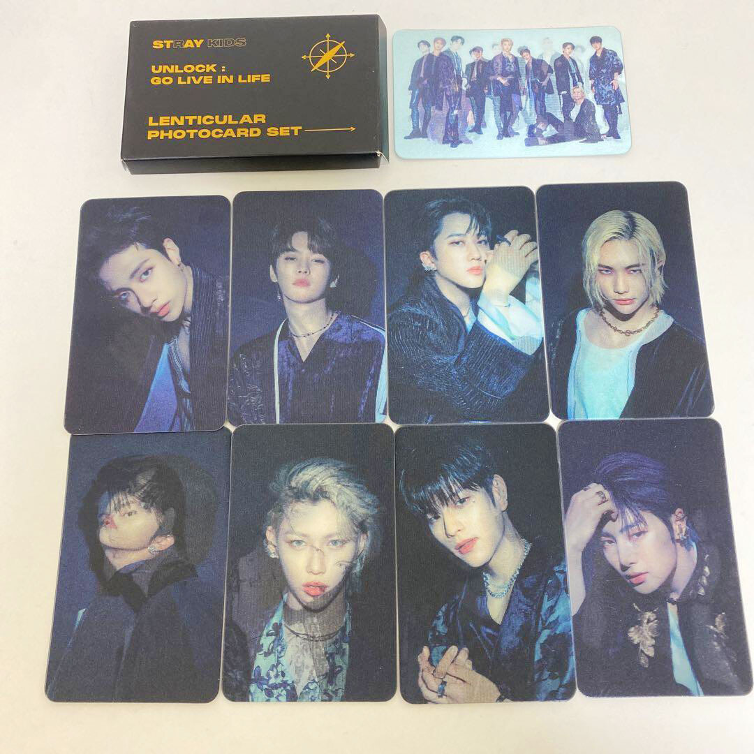Stray Kids UNLOCK : GO LIVE IN LIFE Official Lenticular Photocard
