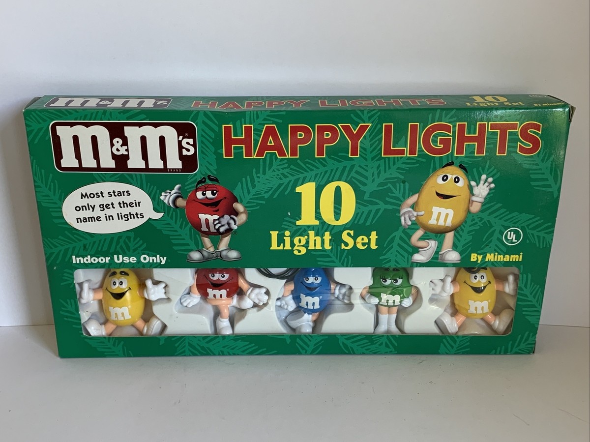 M&M's Happy Lights 10 Light Set NIB Sealed | eBay