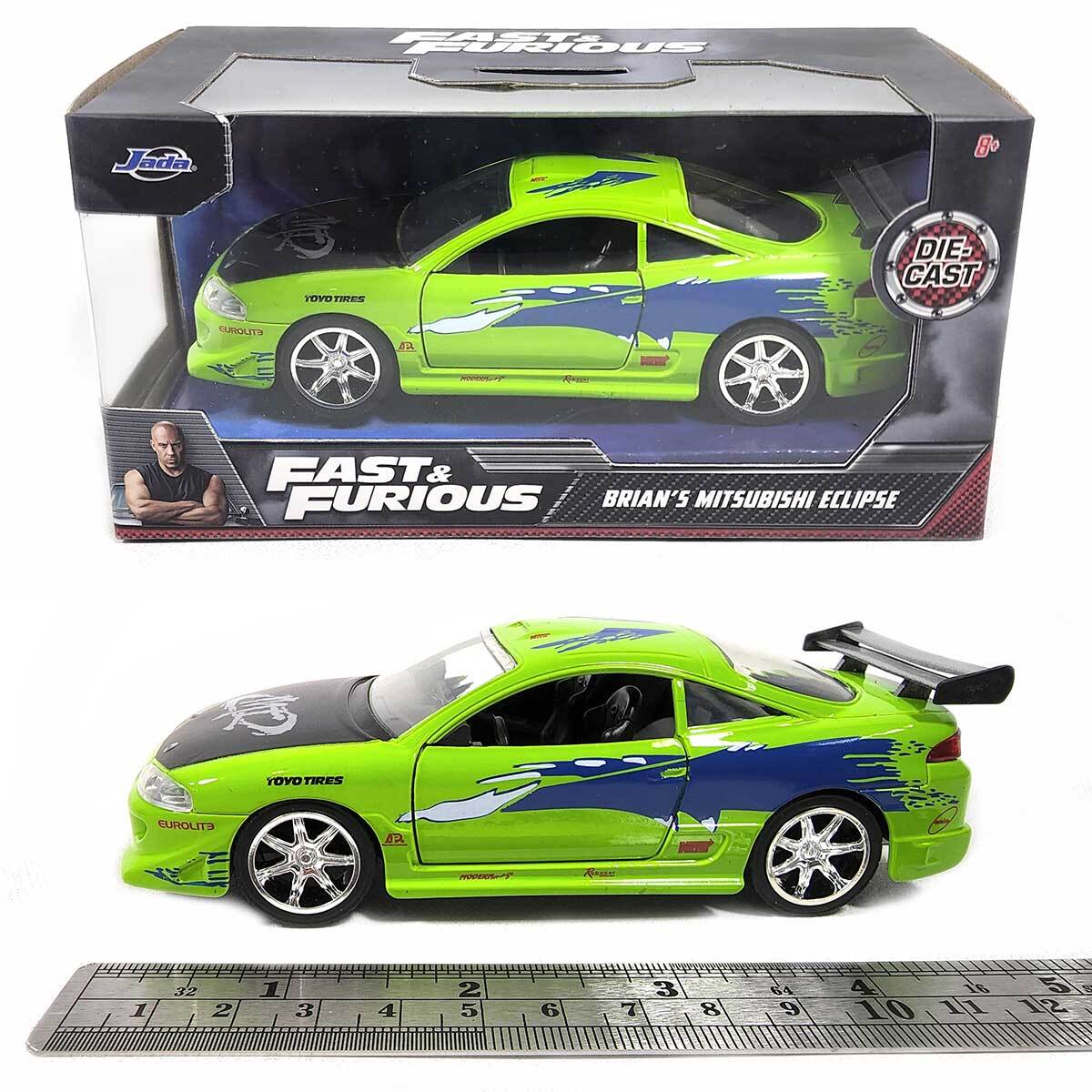 Jada Toys Fast & Furious: Brian's Mitsubishi Eclipse 1:32 Scale | eBay