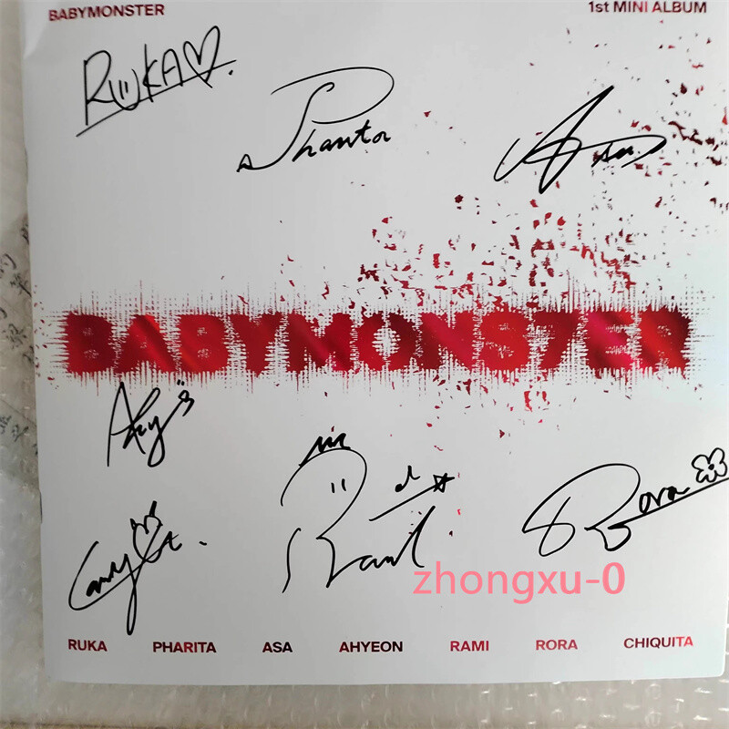BABYMONSTER Autographs BABYMONS7ER mini Album Autographed PB ver