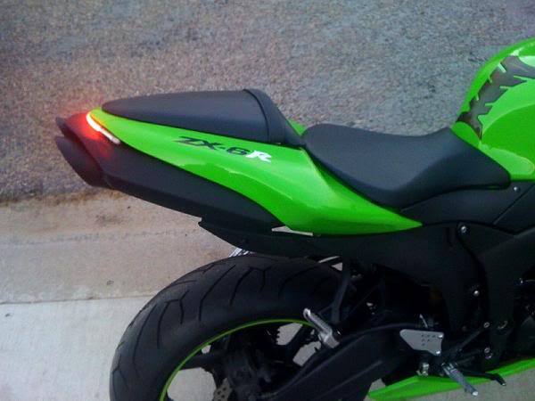 2007-2008 Kawasaki ZX6R ZX6 Smoked Integrated Tail Light Kit with