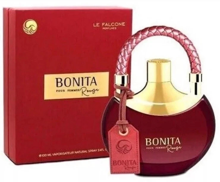 BONITA POUR FEMME ROUGE By LE FALCONE EAU DE PARFUM 3.4oz / 100ML