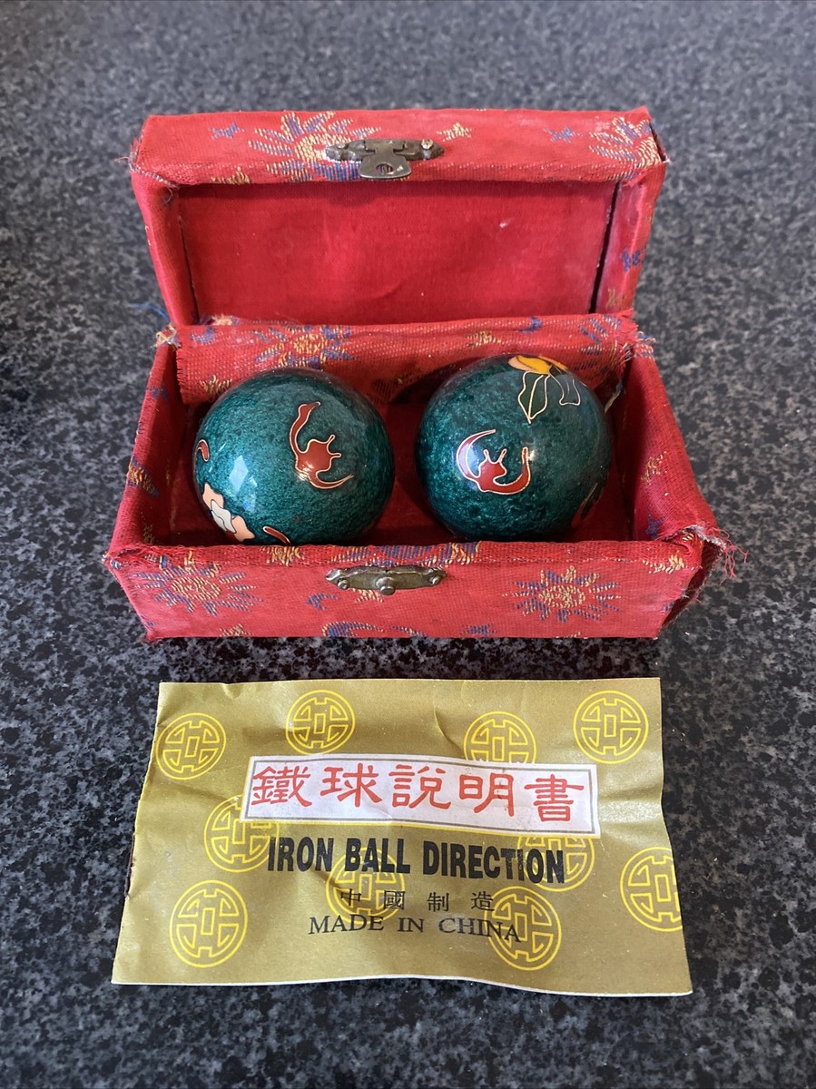 Chinese Stress Relief Therapy BAODING BALLS- IRON BALL DIRECTION