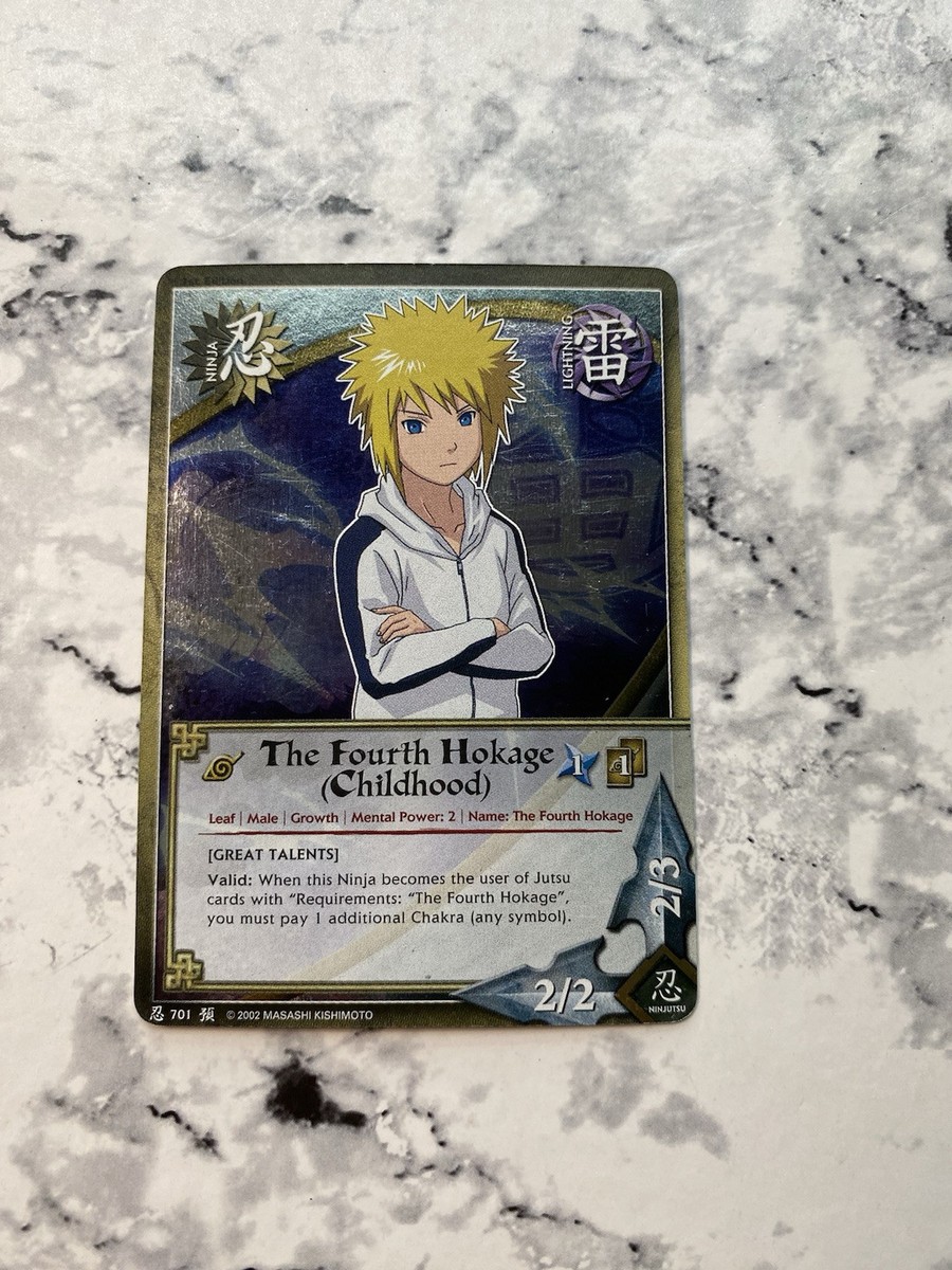 Naruto CCG The Fourth Hokage Childhood 701 1st Edition Minato