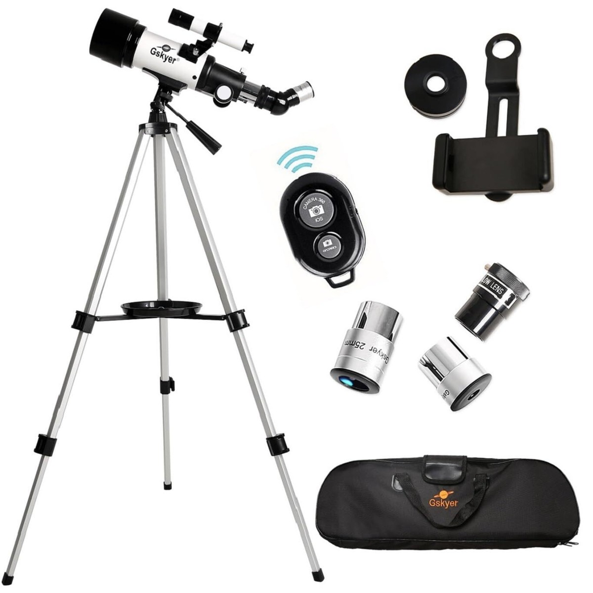Gskyer AZ70400 400mm Astronomical Refracting Telescope 70mm