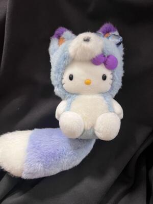 Sanrio Hello Kitty Local Limited Hokkaido Fox Lavender Plush Toy